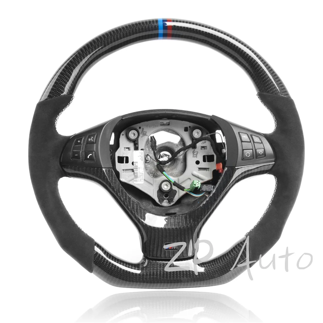 Carbon Fiber and Alcantara Leather for BMW X6 Steering Wheel assembly without Paddle Shifters
Carbon Fiber and Alcantara Leather for BMW X6 Steering Wheel assembly without Paddle Shifters