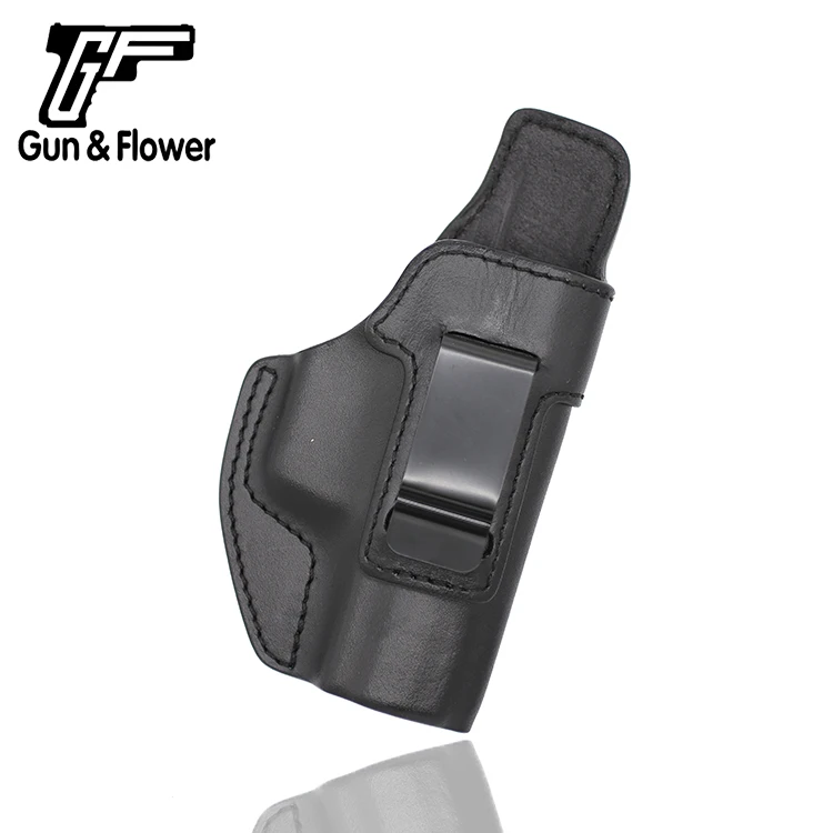 Gunflower Скрытая сумка для пистолета переноски итальянская кожаная кобура с зажимом