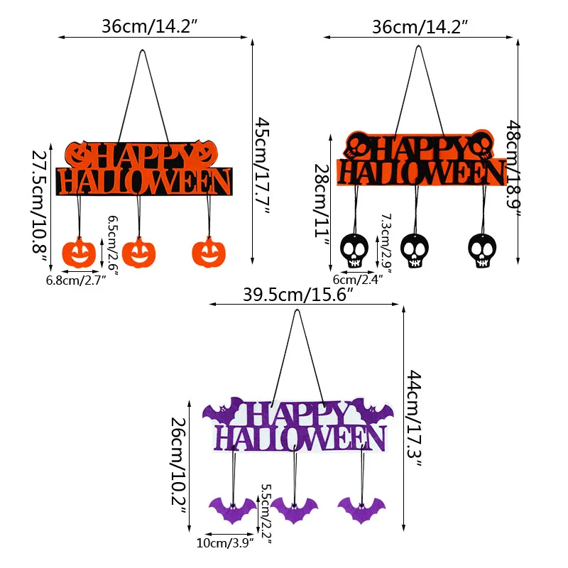 1pc Happy Halloween Pumpkin Skull Bat Hanging Pendant For Home Wall Door Ornament Halloween Decoration Festival Party Supplies
1pc Happy Halloween Pumpkin Skull Bat Hanging Pendant For Home Wall Door Ornament Halloween Decoration Festival Party Supplies