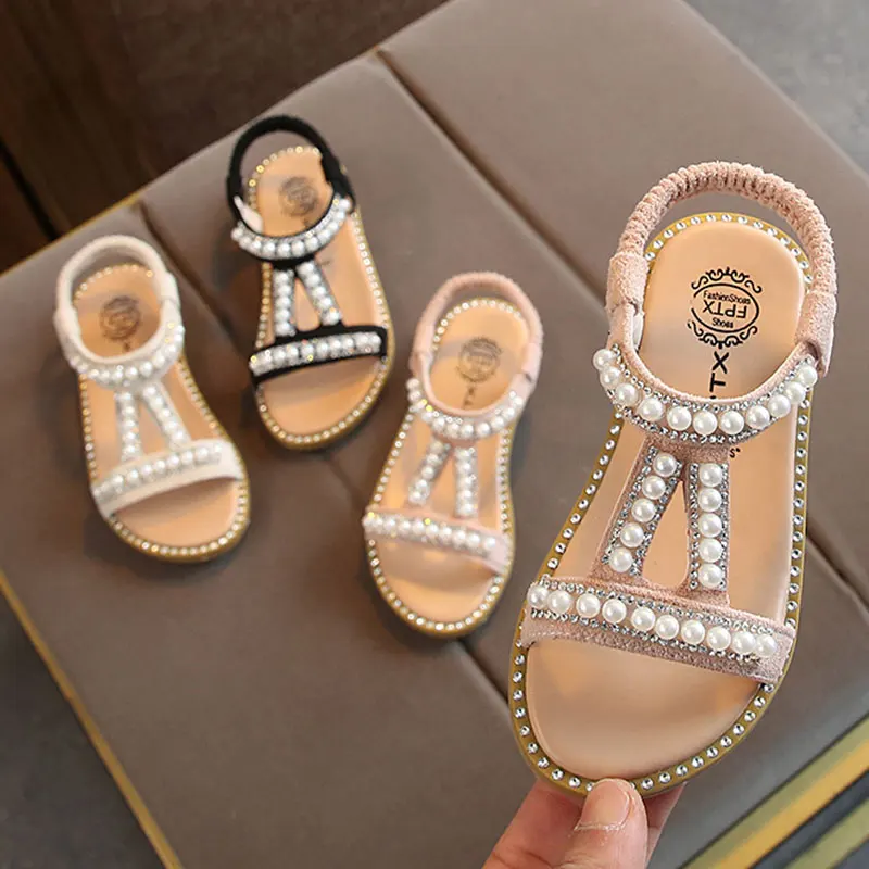 Summer Baby Girls Sandals Toddler Infant Kids Slip On Pearl Crystal Single Princess Roman Shoes For Children Girl
Summer Baby Girls Sandals Toddler Infant Kids Slip On Pearl Crystal Single Princess Roman Shoes For Children Girl