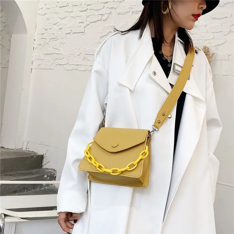 Autumn and Winter Niche Small Bag Women 2021 New Fashion Thick Chain Portable One-shoulder Messenger Bag purses and handbags sac
Autumn and Winter Niche Small Bag Women 2021 New Fashion Thick Chain Portable One-shoulder Messenger Bag purses and handbags sac
