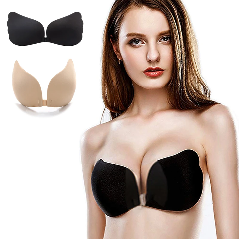 Women Invisible Bra Black Self Adhesive Strapless Bandage Push Up Women's Underwear Sticky Gel Silicone Women's Underwear 
Women Invisible Bra Black Self Adhesive Strapless Bandage Push Up Women's Underwear Sticky Gel Silicone Women's Underwear