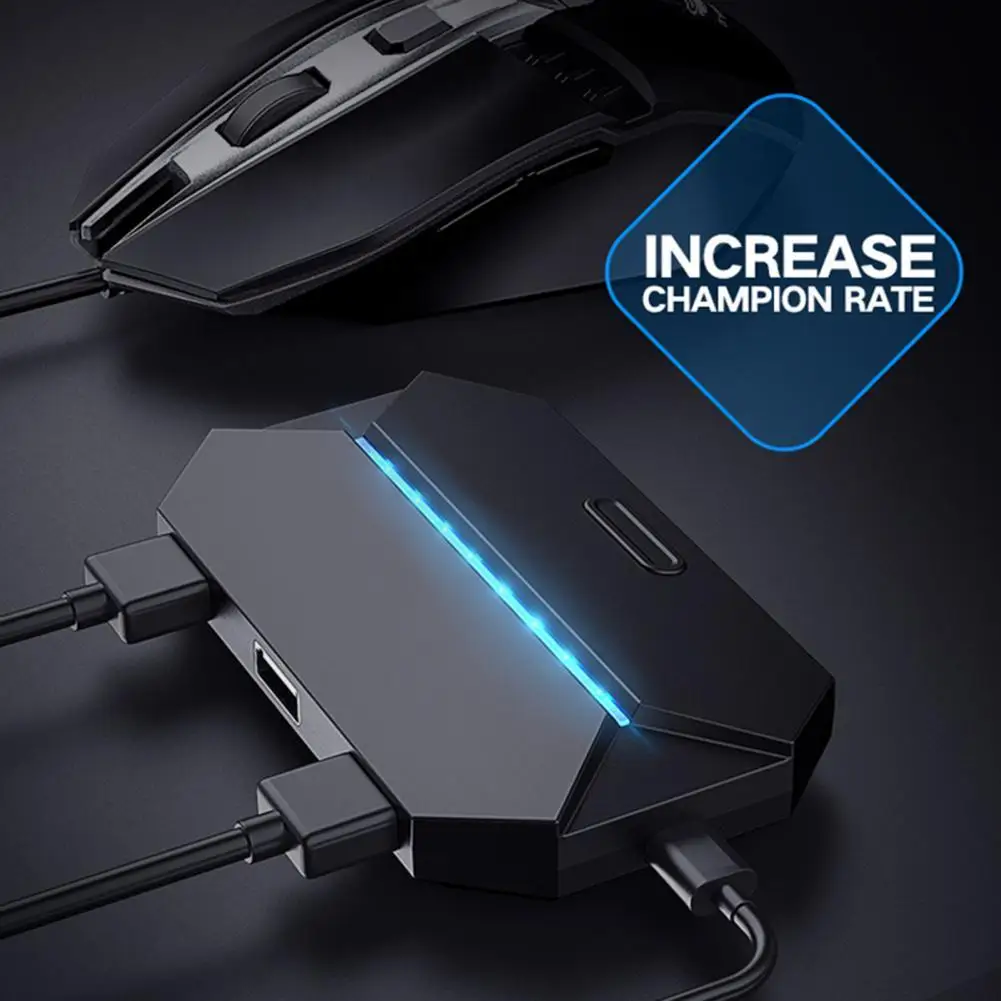Keyboard Mouse Converter Wired/Wireless Stable Performance Multifunctional USB Extender Gamepad Controller Adapter for PS4
Keyboard Mouse Converter Wired/Wireless Stable Performance Multifunctional USB Extender Gamepad Controller Adapter for PS4