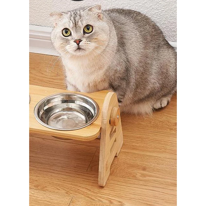 Dog Bowl Cat Feeder Removable Adjustable Stainless Steel Dog Bowl With Bamboo Frame Adjustable Height Pet Accessories New 2021
Dog Bowl Cat Feeder Removable Adjustable Stainless Steel Dog Bowl With Bamboo Frame Adjustable Height Pet Accessories New 2021