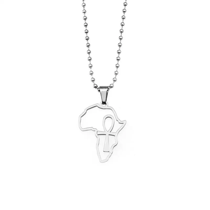 XAOBOACC Punk Hollow Africa Map Necklace for Women and Men Korean Fashion Beaded Stainless Steel Halter Neck Chain Jewelry 2021
XAOBOACC Punk Hollow Africa Map Necklace for Women and Men Korean Fashion Beaded Stainless Steel Halter Neck Chain Jewelry 2021
