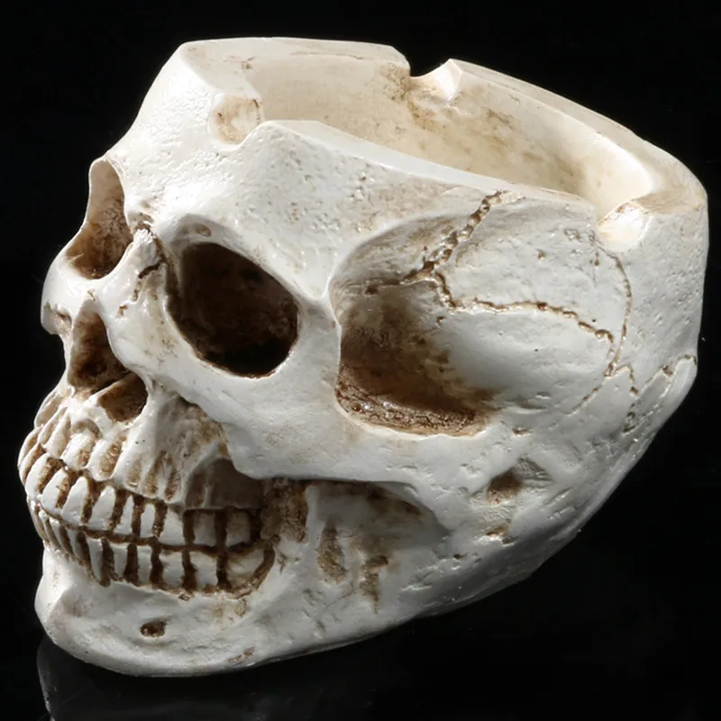 1PC Skeleton Head Style Ashtray Resin Simulation Head Model Halloween Funny ashtray Drop Shipping Halloween decoration
1PC Skeleton Head Style Ashtray Resin Simulation Head Model Halloween Funny ashtray Drop Shipping Halloween decoration