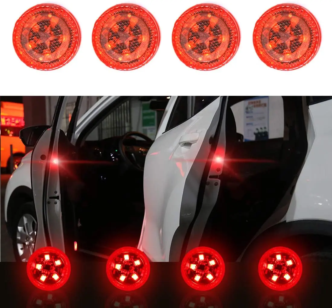 Auto parts car door open warning light anti-collision red flashing signal light waterproof magnetic induction light
Auto parts car door open warning light anti-collision red flashing signal light waterproof magnetic induction light