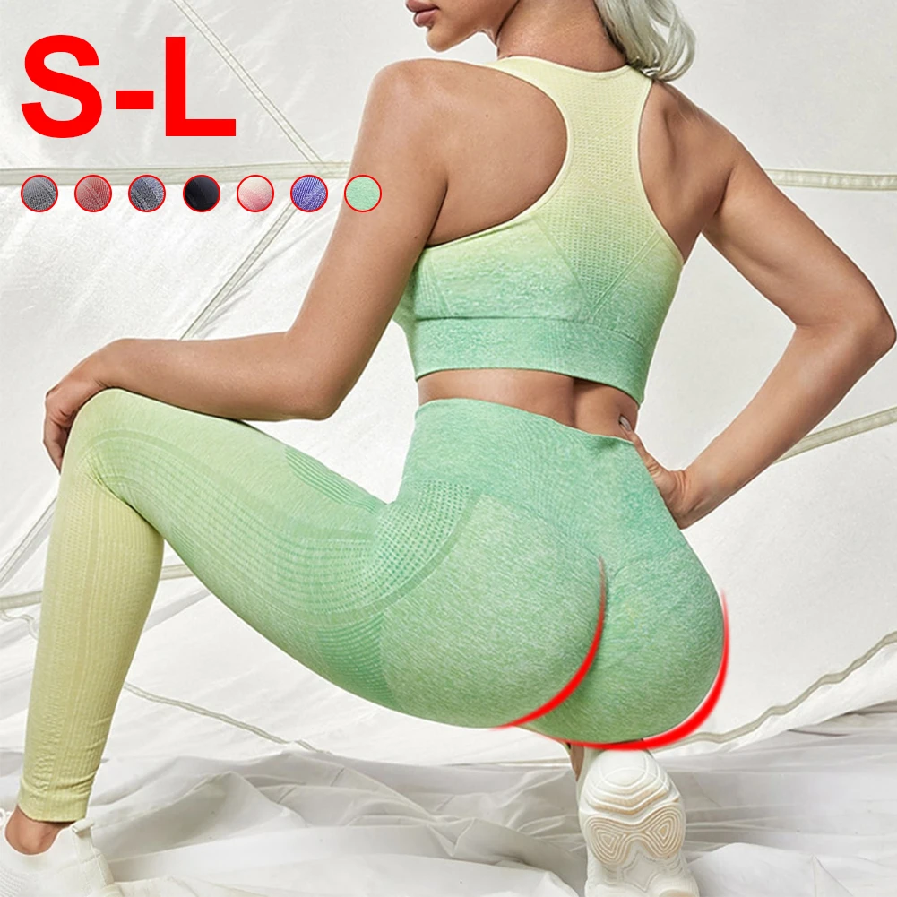 2 Piece Workout Set Women Seamless Yoga Set Outfits High Waist Leggings Push Up Bra Gym Fitness Sports Set Activewear Tracksuit
2 Piece Workout Set Women Seamless Yoga Set Outfits High Waist Leggings Push Up Bra Gym Fitness Sports Set Activewear Tracksuit