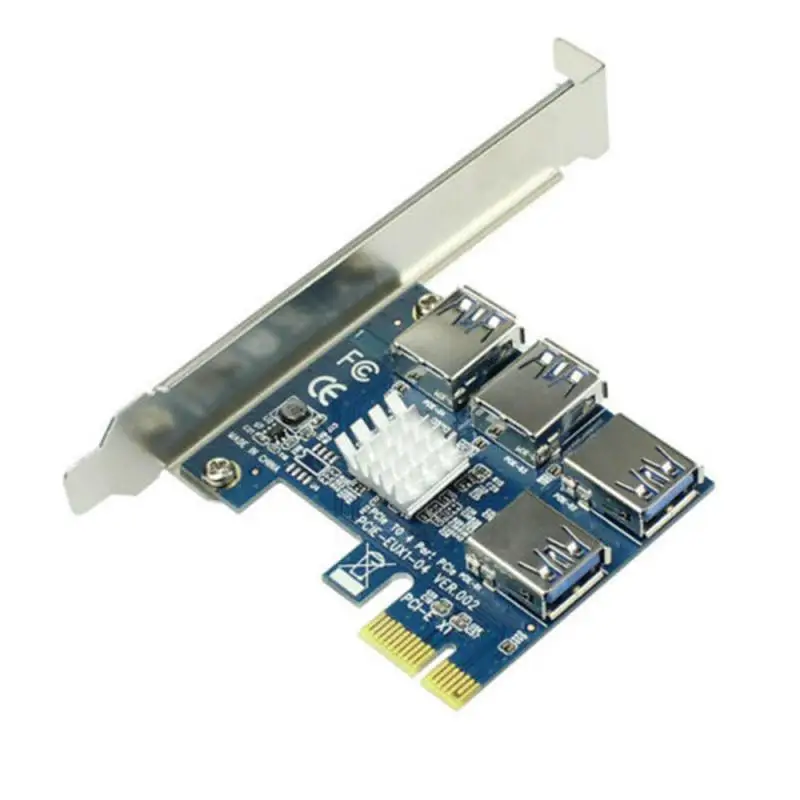 PCI-E-PCI-E адаптер 1 поворот 4 PCI-Express слот 1x до 16x USB 3,0 карта расширения для майнинга PCIe преобразователь для майнинга BTC
PCI-E-PCI-E адаптер 1 поворот 4 PCI-Express слот 1x до 16x USB 3,0 карта расширения для майнинга PCIe преобразователь для майнинга BTC