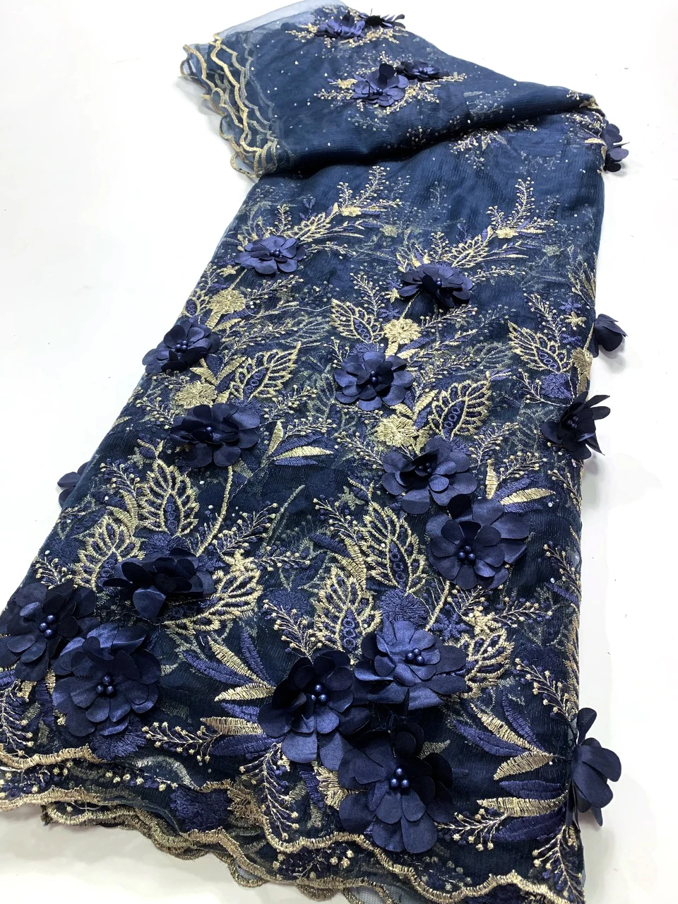 2.5 Yards New Arrival 3D African Dry Lace Fabric Embroidery French Mesh Lace Fabrics With Stones For Nigerian Party Dresses MQ11
2.5 Yards New Arrival 3D African Dry Lace Fabric Embroidery French Mesh Lace Fabrics With Stones For Nigerian Party Dresses MQ11