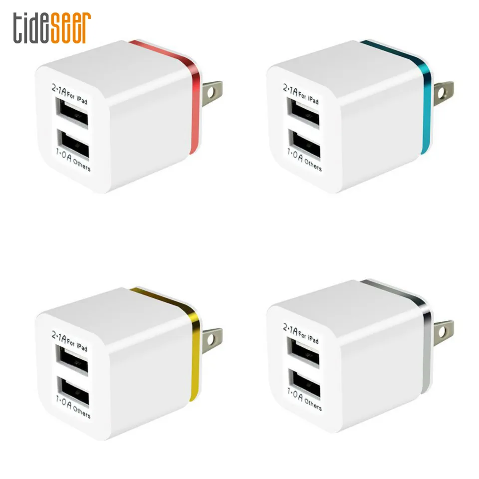Dual USB Ports 2.1A+1A US AC Home Travel Wall Charger Power Adapter Plug for iPhone Samsung Galaxy S8 S9 LG Tablet iPad 100pcs
Dual USB Ports 2.1A+1A US AC Home Travel Wall Charger Power Adapter Plug for iPhone Samsung Galaxy S8 S9 LG Tablet iPad 100pcs