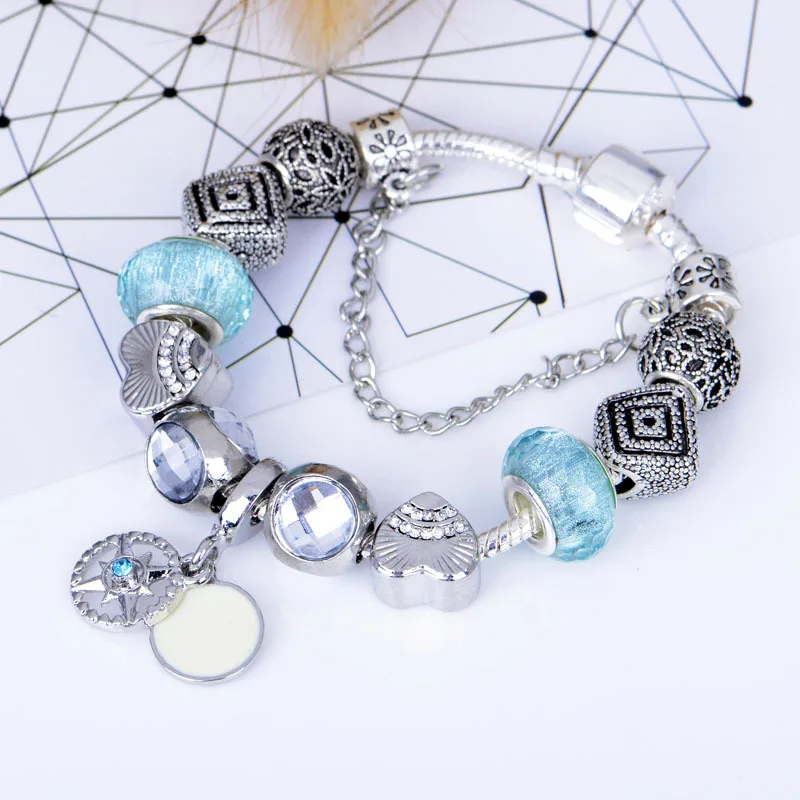 Europe and America Selling Pan family style Charm Diy Beaded Bracelet Tibetan Silver Ethnic Bracelet Valentine's Day gift
Europe and America Selling Pan family style Charm Diy Beaded Bracelet Tibetan Silver Ethnic Bracelet Valentine's Day gift