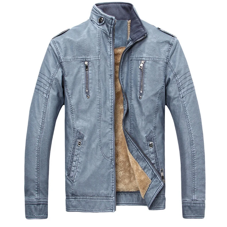 Pop Leather Jacket Men Autumn Winter Fleece Faux Leather Jackets Coats High Quality Casual Motorcycle Leather Jacket Male Retro
Pop Leather Jacket Men Autumn Winter Fleece Faux Leather Jackets Coats High Quality Casual Motorcycle Leather Jacket Male Retro