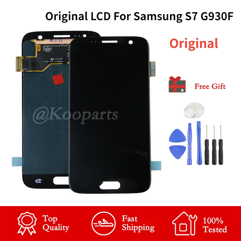 Оригинальный сменный ЖК-дисплей для Samsung Galaxy S7 G930F, дигитайзер сенсорного экрана в сборе с бесплатными инструментами, 100% протестирован
Оригинальный сменный ЖК-дисплей для Samsung Galaxy S7 G930F, дигитайзер сенсорного экрана в сборе с бесплатными инструментами, 100% протестирован