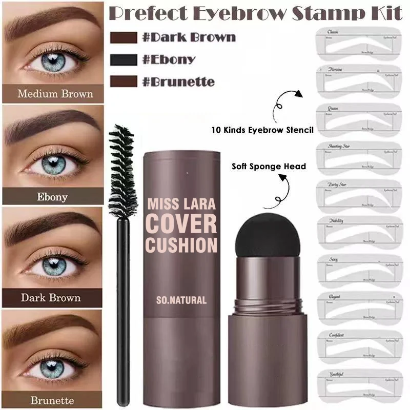 One Step Eyebrow Stamp Shaping Kit Professional Eyebrow Gel Stamp Makeup Kit with 10 Reusable Eyebrow Stencils Eyebrow Brushes
One Step Eyebrow Stamp Shaping Kit Professional Eyebrow Gel Stamp Makeup Kit with 10 Reusable Eyebrow Stencils Eyebrow Brushes