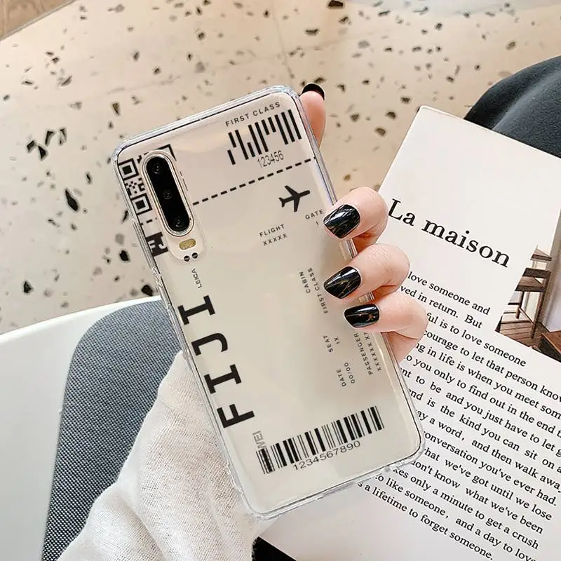 AIR Tickets Travel Label Phone Case Transparent for Samsung A71 S9 10 20 HUAWEI p30 40 honor 10i 8x xiaomi note 8 Pro 10t 11
AIR Tickets Travel Label Phone Case Transparent for Samsung A71 S9 10 20 HUAWEI p30 40 honor 10i 8x xiaomi note 8 Pro 10t 11