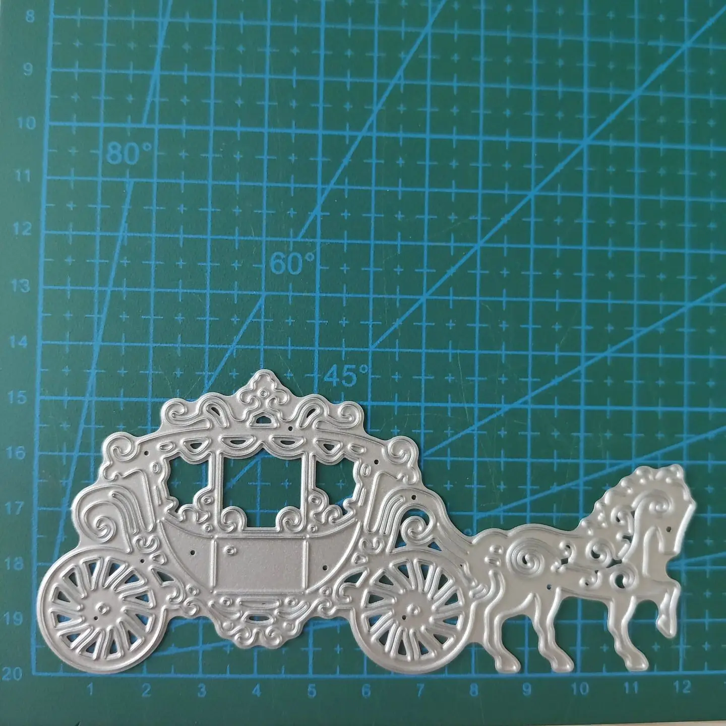 Metal Cutting Dies Horse-drawn Carriage New Scrapbook Decoration Template Embossing DIY Paper Card Craft 123*67mm
Metal Cutting Dies Horse-drawn Carriage New Scrapbook Decoration Template Embossing DIY Paper Card Craft 123*67mm