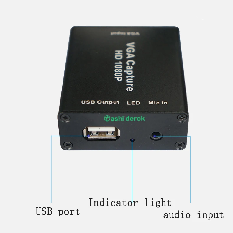 Super Small VGA Card Audio and Video Converter HD 1080P Vga-to-Usb2.0 Video Capture Card with VGA Cable and Usb Cable No Plug-in
Super Small VGA Card Audio and Video Converter HD 1080P Vga-to-Usb2.0 Video Capture Card with VGA Cable and Usb Cable No Plug-in