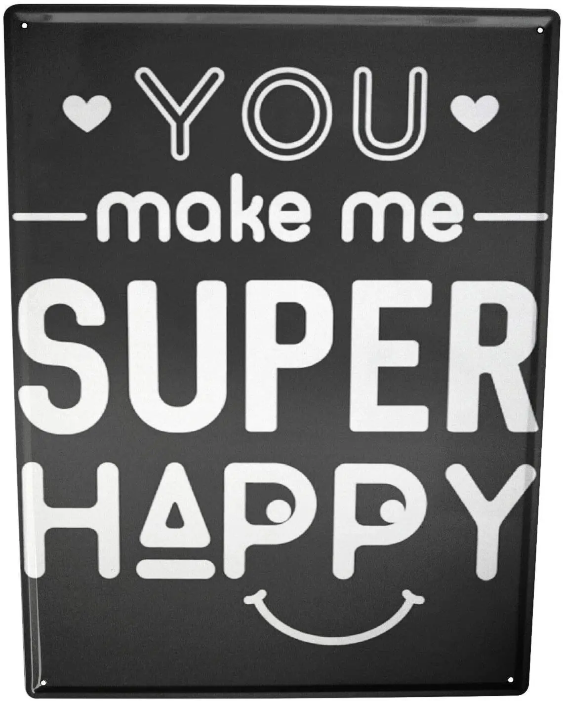 AMELIA SHARPE Metal Sign, You Make Me Happy Sign, 12x8 Inch Decoration, Cafe, Family Bar, Restaurant, Retro Tin Sign
AMELIA SHARPE Metal Sign, You Make Me Happy Sign, 12x8 Inch Decoration, Cafe, Family Bar, Restaurant, Retro Tin Sign