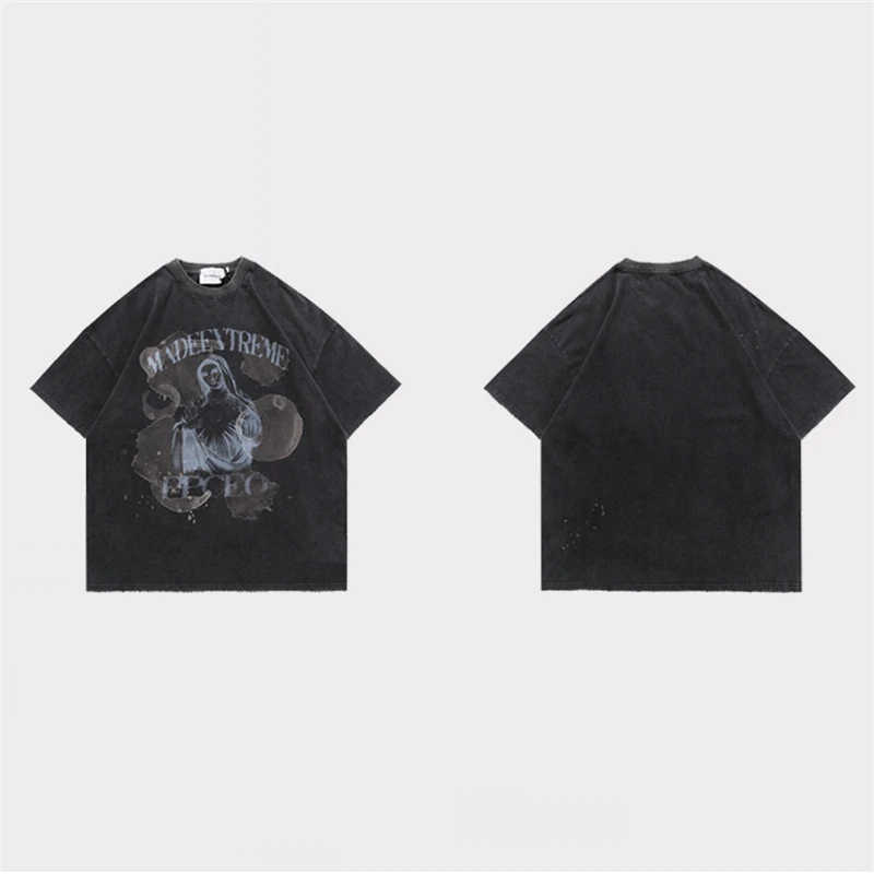 Dropshipping Summer Fashion Street Couple Tees Hip Hop Santa Maria Print Short Sleeve T-shirts Oversized Casual Cotton Tops Men
Dropshipping Summer Fashion Street Couple Tees Hip Hop Santa Maria Print Short Sleeve T-shirts Oversized Casual Cotton Tops Men