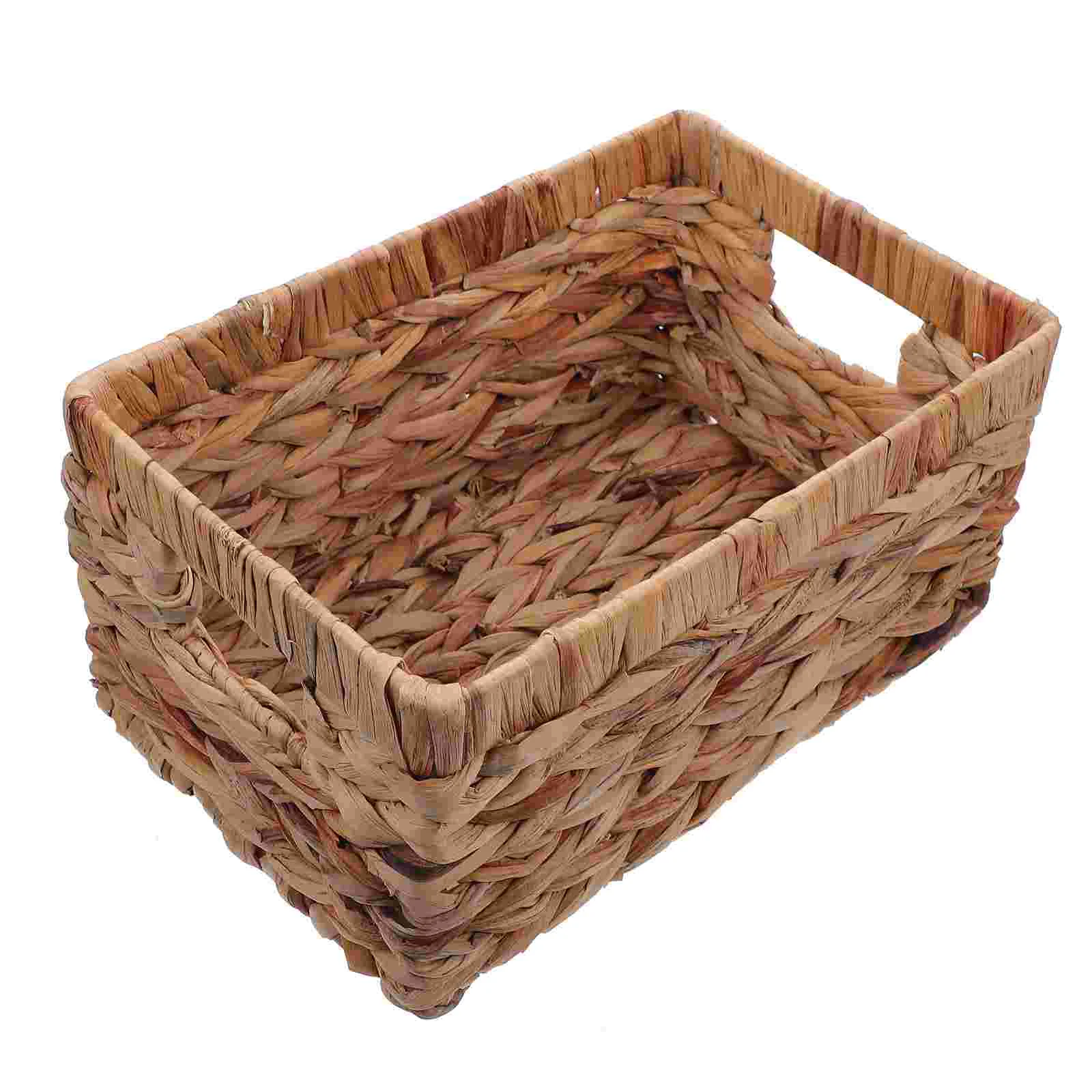 1pc Practical Handwoven Basket Multifunctional Box Household Storage Box
1pc Practical Handwoven Basket Multifunctional Box Household Storage Box