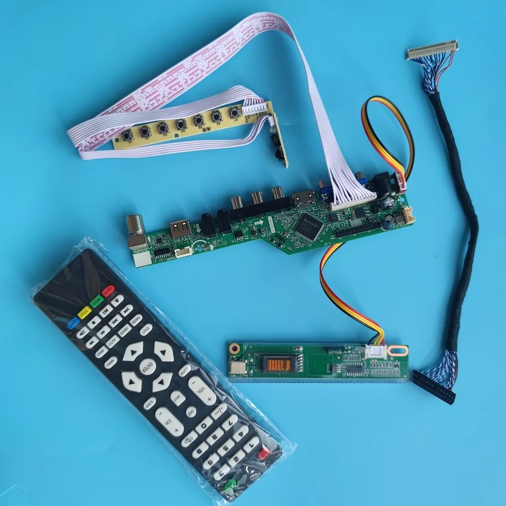 Комплект для 30Pin 1366*768 LVDS DIY VGA AV USB B156XW01/LP156WH1/M156NWR1/N156B3 1CCFL плата контроллера ЖК-монитора, совместимая с HDMI
Комплект для 30Pin 1366*768 LVDS DIY VGA AV USB B156XW01/LP156WH1/M156NWR1/N156B3 1CCFL плата контроллера ЖК-монитора, совместимая с HDMI