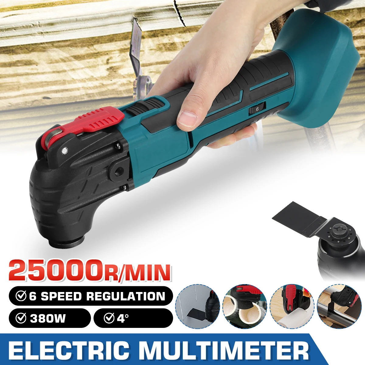 18V Cordless Power Oscillating Multi Tools Electric Trimmer Saws Home DIY Rechargeable Woodworking Tools For Makita battery
18V Cordless Power Oscillating Multi Tools Electric Trimmer Saws Home DIY Rechargeable Woodworking Tools For Makita battery