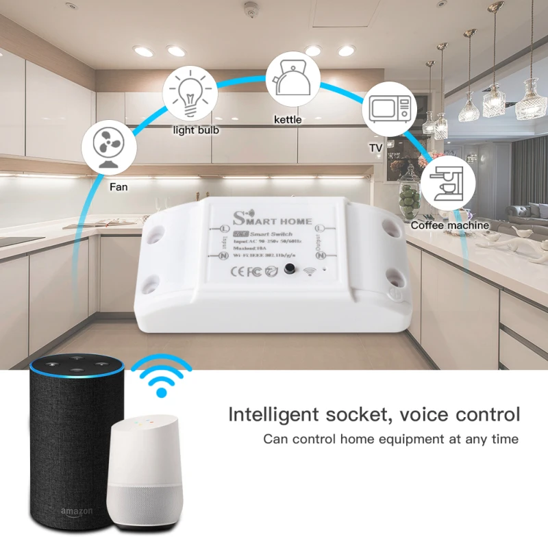 DoHome 10A WiFi Smart Light Switch Timer Wireless Switches Smart Home Automation Work With Siri HomeKit Alexa Google Assistant
DoHome 10A WiFi Smart Light Switch Timer Wireless Switches Smart Home Automation Work With Siri HomeKit Alexa Google Assistant