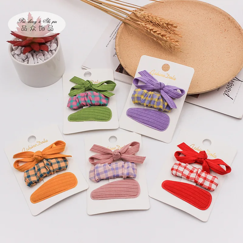 3 Pcs/set Baby Girl Cute Plaid Bow-knot Hair Clips Candy Color Girls Cartoon Cloth Bow Hairpins BB Clip Hair Accessories
3 Pcs/set Baby Girl Cute Plaid Bow-knot Hair Clips Candy Color Girls Cartoon Cloth Bow Hairpins BB Clip Hair Accessories