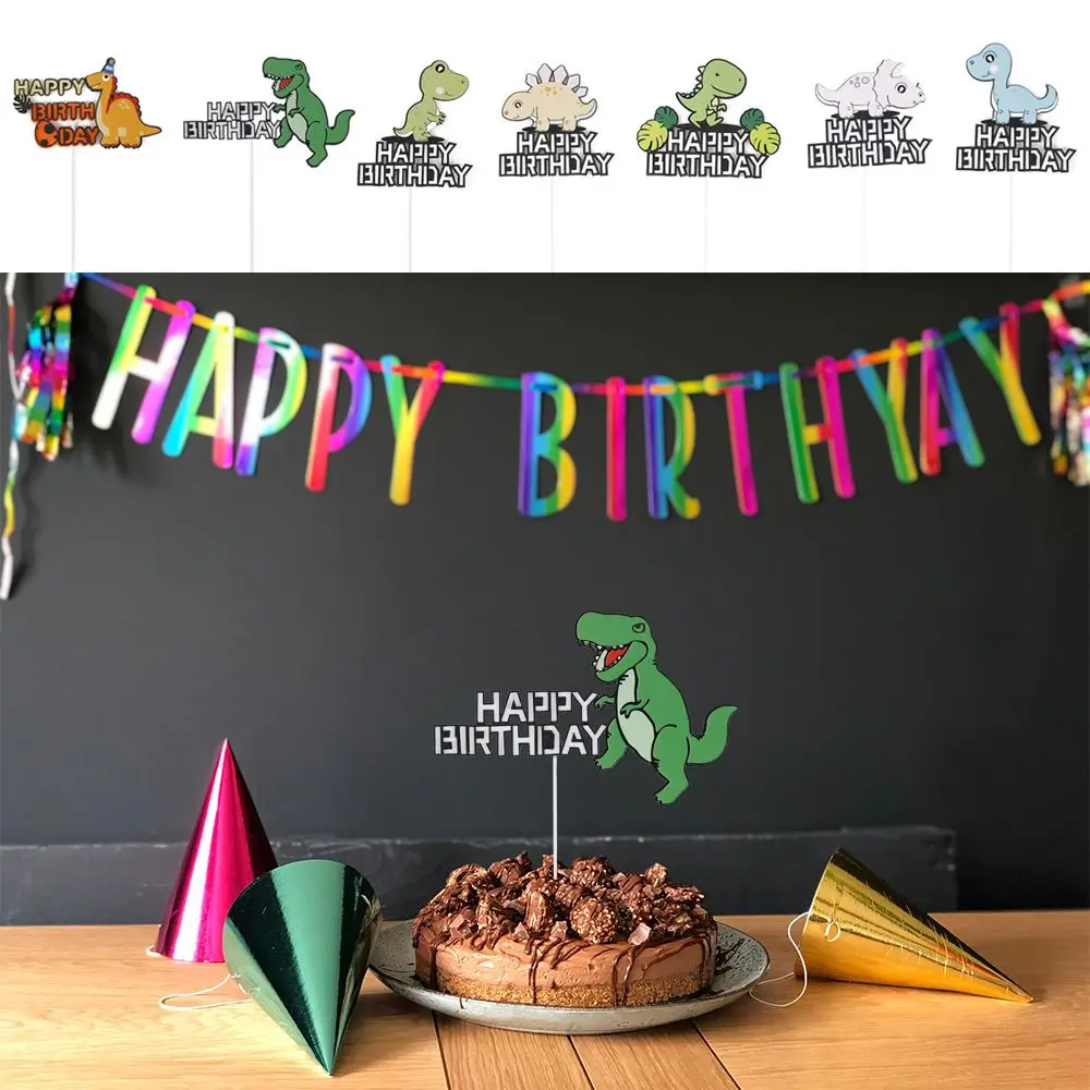 Dinosaur Kids Boys Birthday Baking Supplies Baby Shower Cake Inserted Card Cupcake Decor Dessert Decoration Cake Topper
Dinosaur Kids Boys Birthday Baking Supplies Baby Shower Cake Inserted Card Cupcake Decor Dessert Decoration Cake Topper