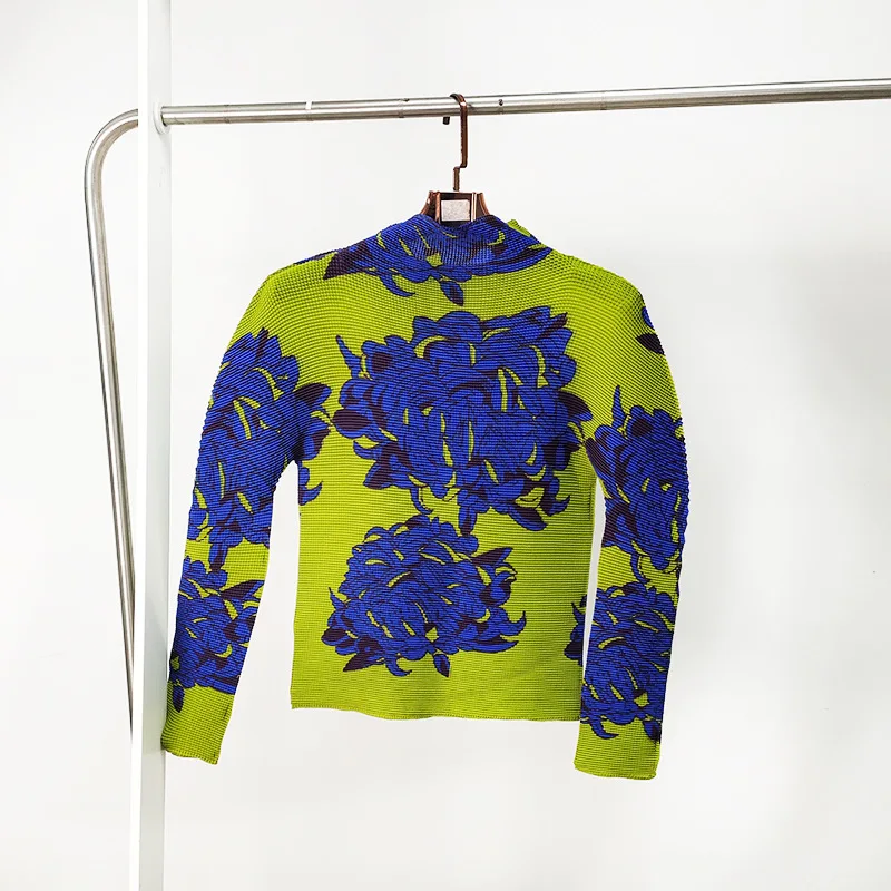 TVVOVVIN Pleated Long Sleeve Half High Collar Tops Female 2021 Spring And Summer New High Elastic Print Casual T-shirt X8YH
TVVOVVIN Pleated Long Sleeve Half High Collar Tops Female 2021 Spring And Summer New High Elastic Print Casual T-shirt X8YH