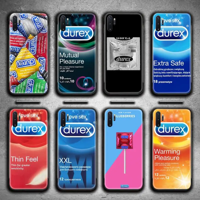 Sexy Condom Brand Durex Box Phone Case For Samsung Galaxy Note20 ultra 7 8 9 10 Plus lite M51 M21 M31S J8 2018 Prime
Sexy Condom Brand Durex Box Phone Case For Samsung Galaxy Note20 ultra 7 8 9 10 Plus lite M51 M21 M31S J8 2018 Prime