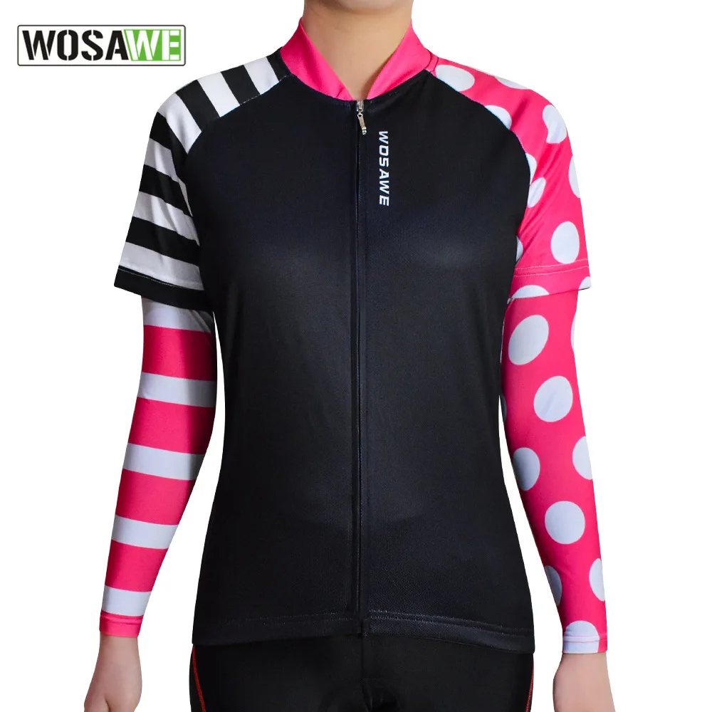 WOSAWE Cross-country Mountain Bike Cycling Motorcycle Tops Arm Sleeves Sunscreen Sleeve Arm Cover Short Sleeve Top for Women
WOSAWE Cross-country Mountain Bike Cycling Motorcycle Tops Arm Sleeves Sunscreen Sleeve Arm Cover Short Sleeve Top for Women