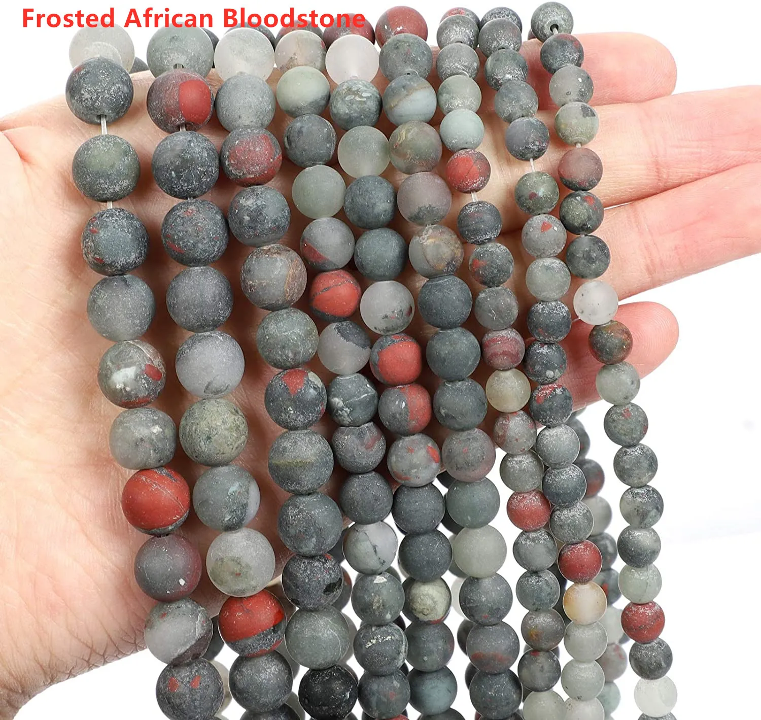 LW003-1 45pcs 8mm Natural Stone Beads, Frosted African blood stone Gemstone Gem Strand, Round Loose Beads for Jewelry Making
LW003-1 45pcs 8mm Natural Stone Beads, Frosted African blood stone Gemstone Gem Strand, Round Loose Beads for Jewelry Making