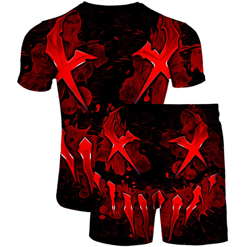 2021 new men's and women's color 3D printing beach pants T-shirt summer color short-sleeved boutique men's mouth 3D elements
2021 new men's and women's color 3D printing beach pants T-shirt summer color short-sleeved boutique men's mouth 3D elements