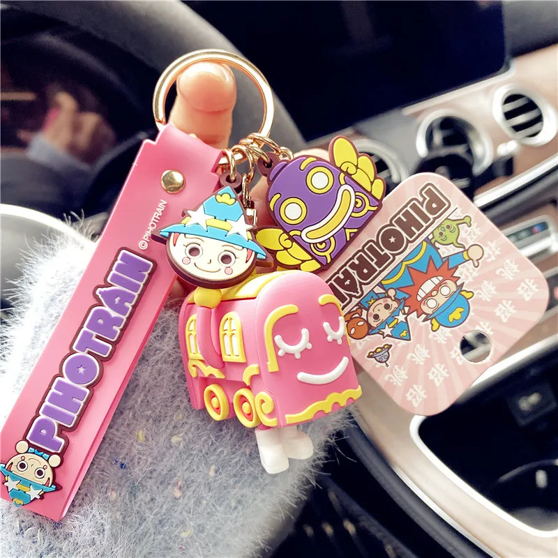 Pvc Creative Bus Flying Car Keychain Cute Cartoon Wizard Doll Key Chain Pendant Child Gift Accessories Keyrings
Pvc Creative Bus Flying Car Keychain Cute Cartoon Wizard Doll Key Chain Pendant Child Gift Accessories Keyrings