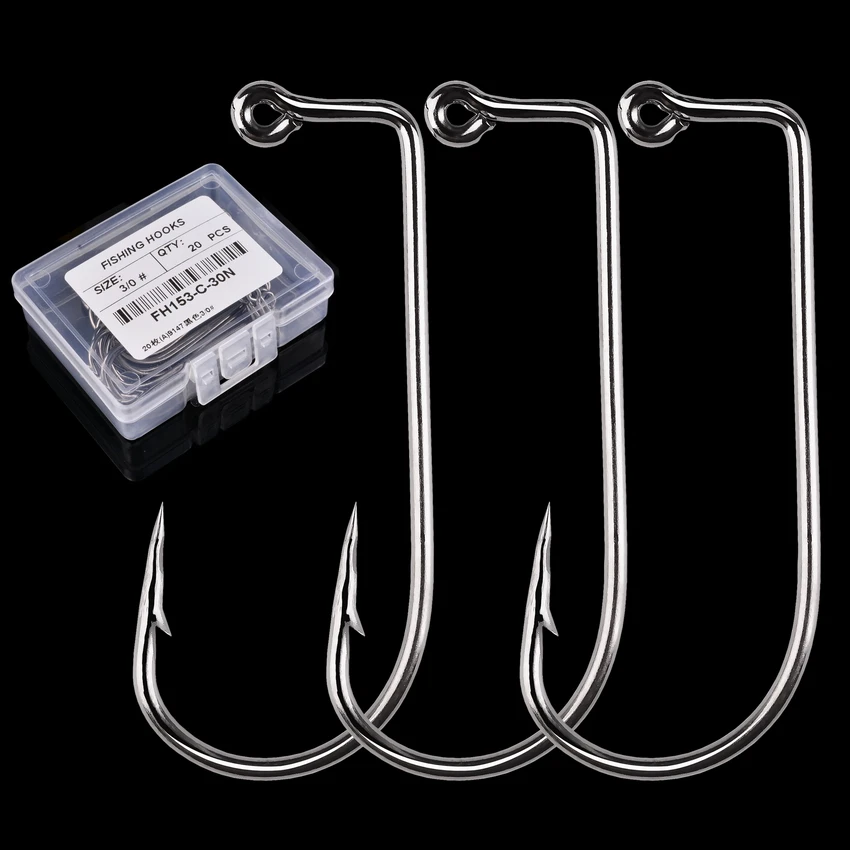 20pcs/box Fishing Hooks Set Carbon Steel Single Circle Fishhook Fly Fishing Jip Barbed Carp Hooks Sea Worm Tackle Accessories
20pcs/box Fishing Hooks Set Carbon Steel Single Circle Fishhook Fly Fishing Jip Barbed Carp Hooks Sea Worm Tackle Accessories
