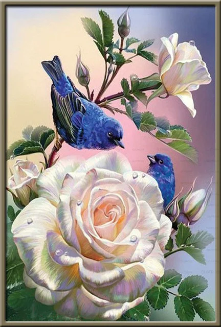 Modern style acrylic materials of all colors bright-colored rose and lotus chrysanthemum combination design diamond painting
Modern style acrylic materials of all colors bright-colored rose and lotus chrysanthemum combination design diamond painting