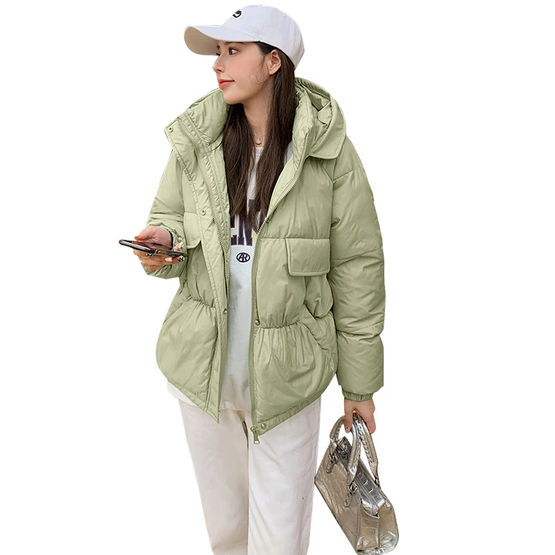 New Short Winter Jacket Women Warm Hooded Down Cotton Jacket Parkas Female Casual Loose Outwear Korean Cotton-padded Winter Coat
New Short Winter Jacket Women Warm Hooded Down Cotton Jacket Parkas Female Casual Loose Outwear Korean Cotton-padded Winter Coat