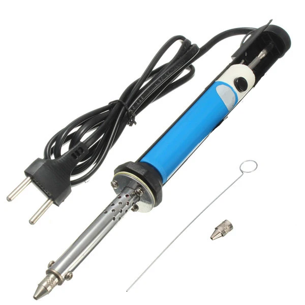 

High Quality EU 2in1 30W 40W 110V 220V Soldering Iron PCB Solder Sucker Desoldering Vacuum Pump Welding Tool