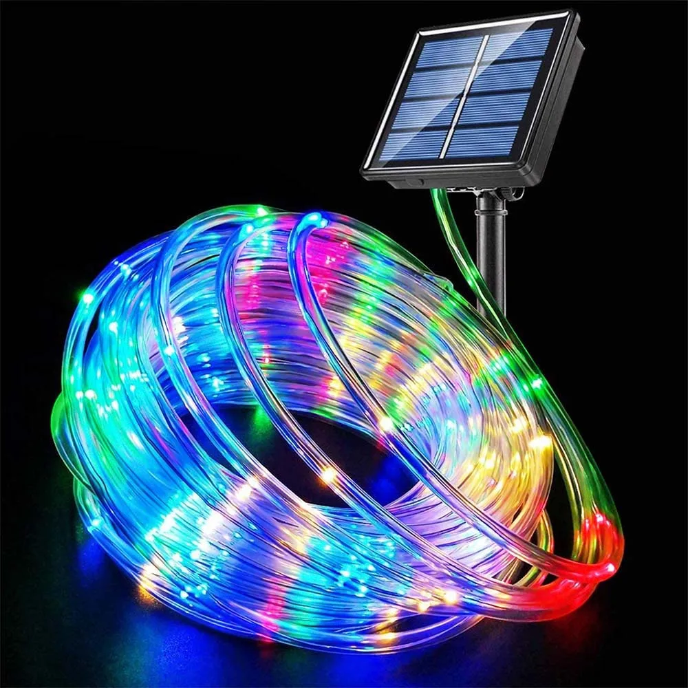 10M Solar LEDs Solar Powered Rope Tube String Lights Outdoor Waterproof Fairy Lights Garden Garland Christmas Yard Decoration
10M Solar LEDs Solar Powered Rope Tube String Lights Outdoor Waterproof Fairy Lights Garden Garland Christmas Yard Decoration