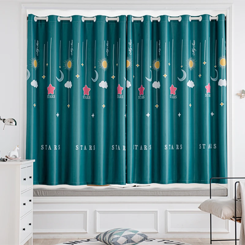 New Stars and Moon Short Curtains For Children Room Boys Window Drapes for Living Room Kids Bedroom
New Stars and Moon Short Curtains For Children Room Boys Window Drapes for Living Room Kids Bedroom