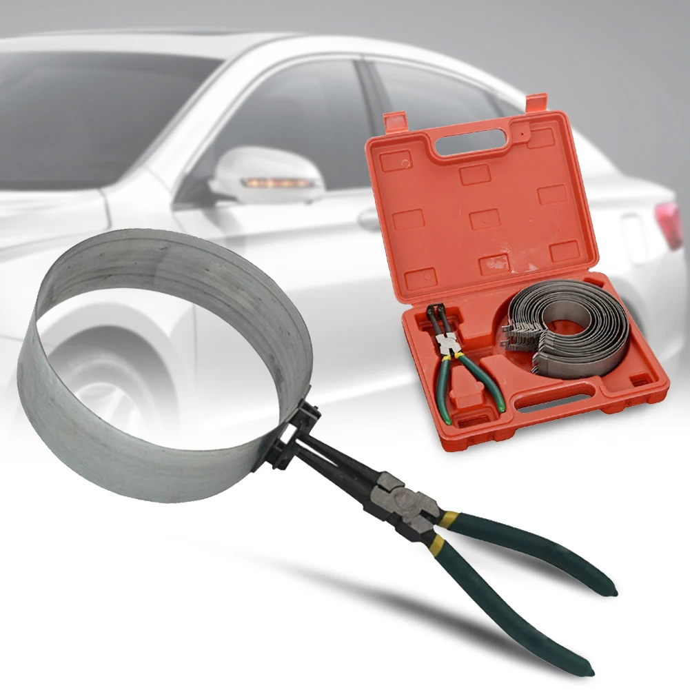 62-140mm Universal Motorcycle Pliers Fine-tooth Lock Fastener Clamp Repair Tool Kit Cylinder Installation Piston Ring Compressor 
62-140mm Universal Motorcycle Pliers Fine-tooth Lock Fastener Clamp Repair Tool Kit Cylinder Installation Piston Ring Compressor