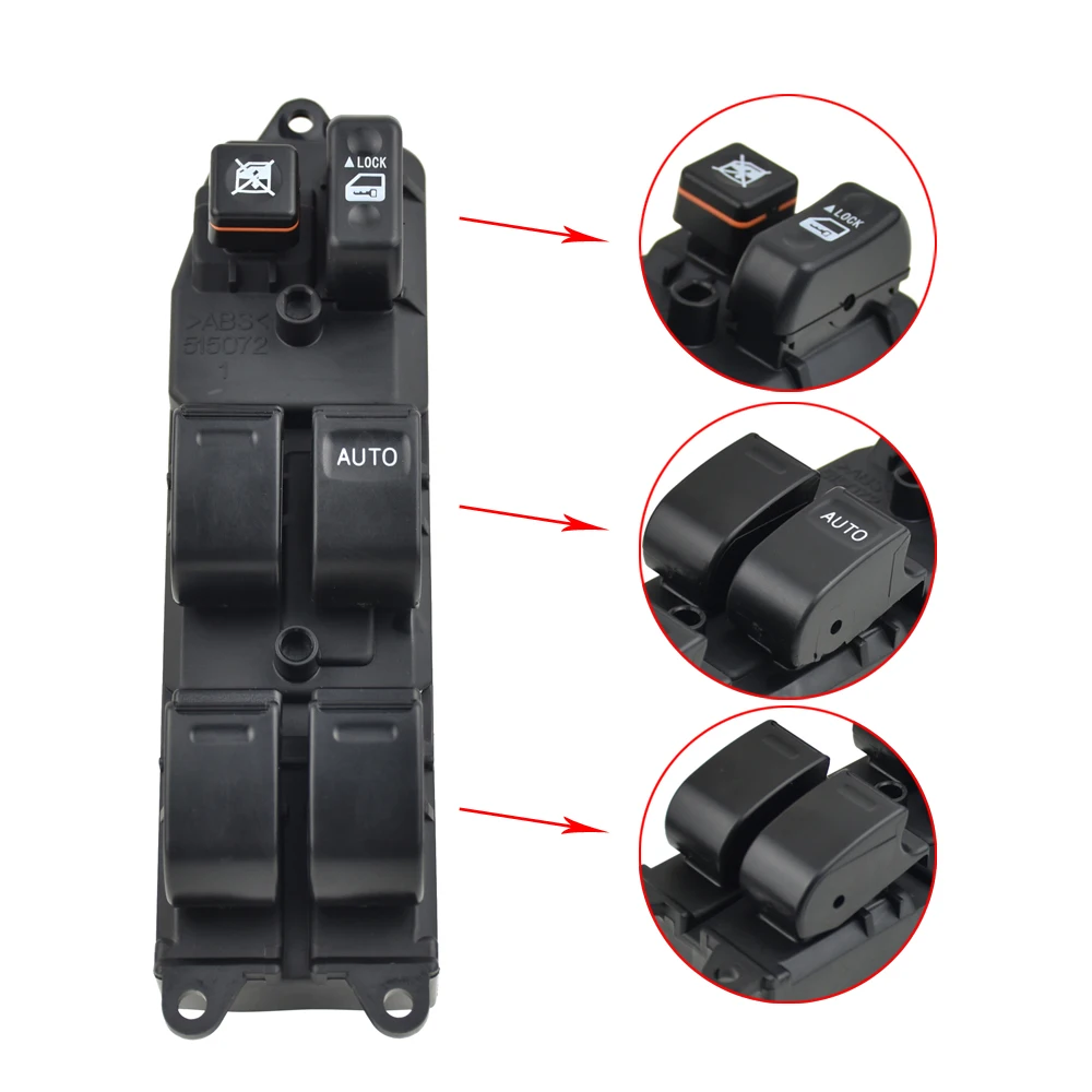 Главный переключатель стеклоподъемников RHD для Toyota RAV4 1996-2000 84820-06040 8482006040
Главный переключатель стеклоподъемников RHD для Toyota RAV4 1996-2000 84820-06040 8482006040