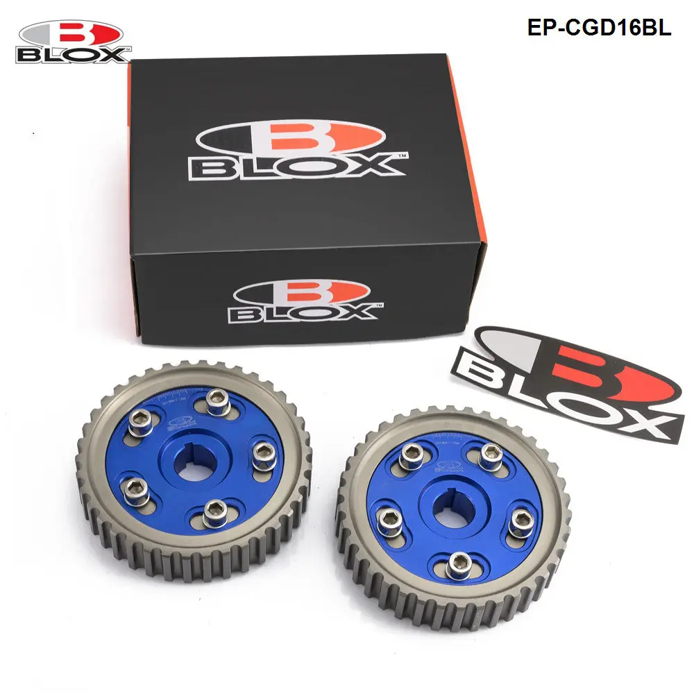 Blox Racing 2 шт. Регулируемый кулачковый шкив, кулачковый шкив для HONDA CIVIC Integra D16A SOHC 96-00, впускной и выпускной ремень
Blox Racing 2 шт. Регулируемый кулачковый шкив, кулачковый шкив для HONDA CIVIC Integra D16A SOHC 96-00, впускной и выпускной ремень