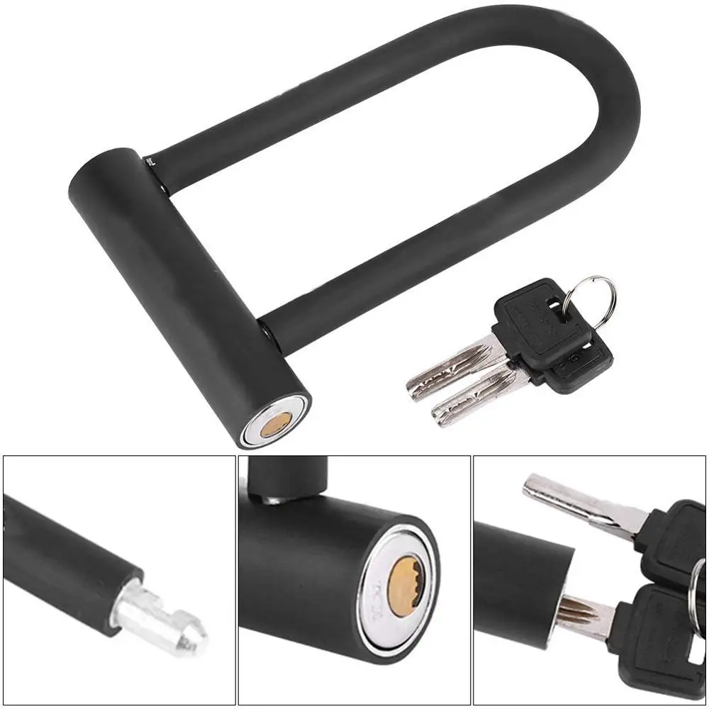 Portable Bike Lock with 2 Keys U-shaped Lock Steel Anti-Theft Strong Security Unbreakable Bicycle Lock bicycle accessories
Portable Bike Lock with 2 Keys U-shaped Lock Steel Anti-Theft Strong Security Unbreakable Bicycle Lock bicycle accessories