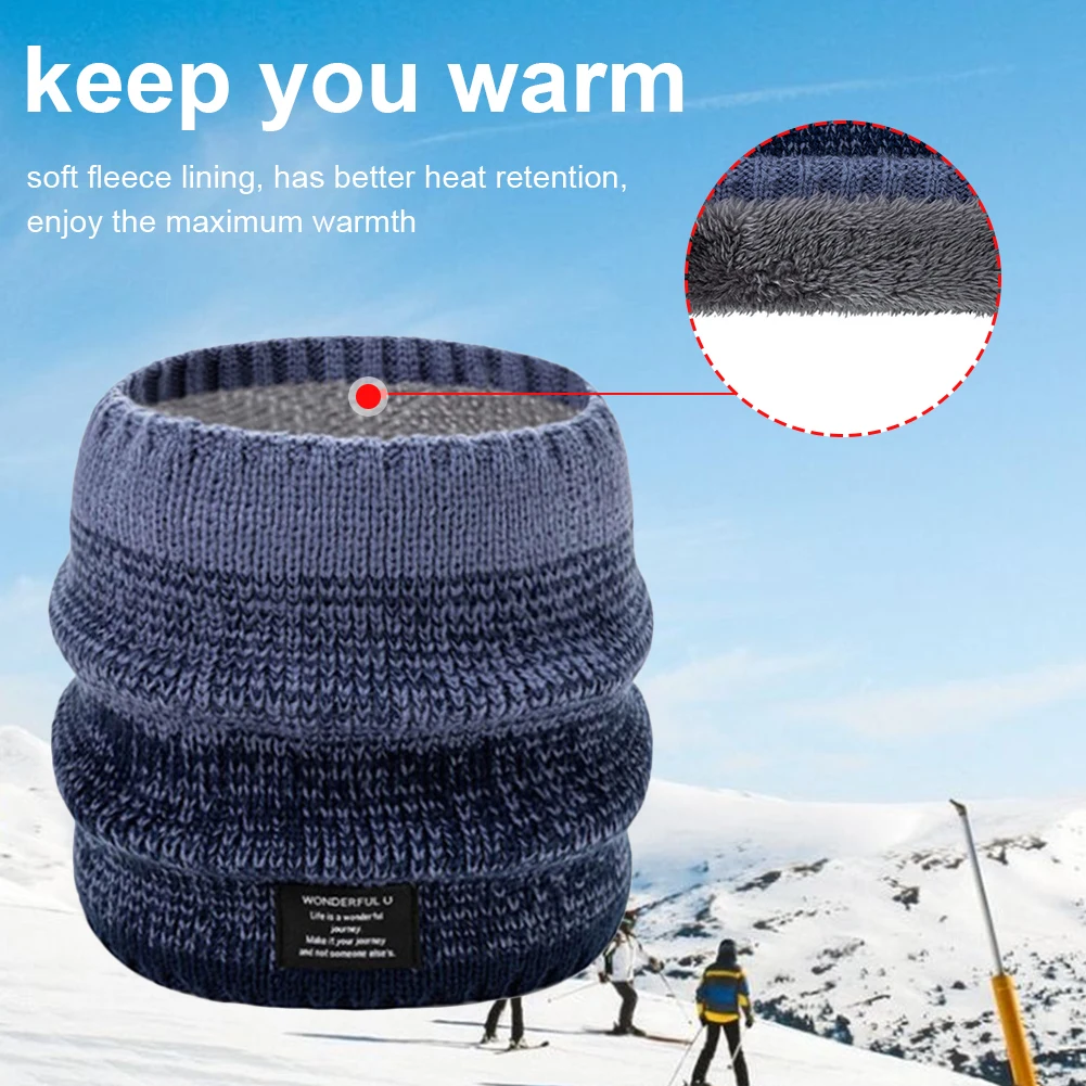 New unisex winter cold-proof knitted soft windproof scarf with thick fleece lining, camping and fishing outdoor activities
New unisex winter cold-proof knitted soft windproof scarf with thick fleece lining, camping and fishing outdoor activities