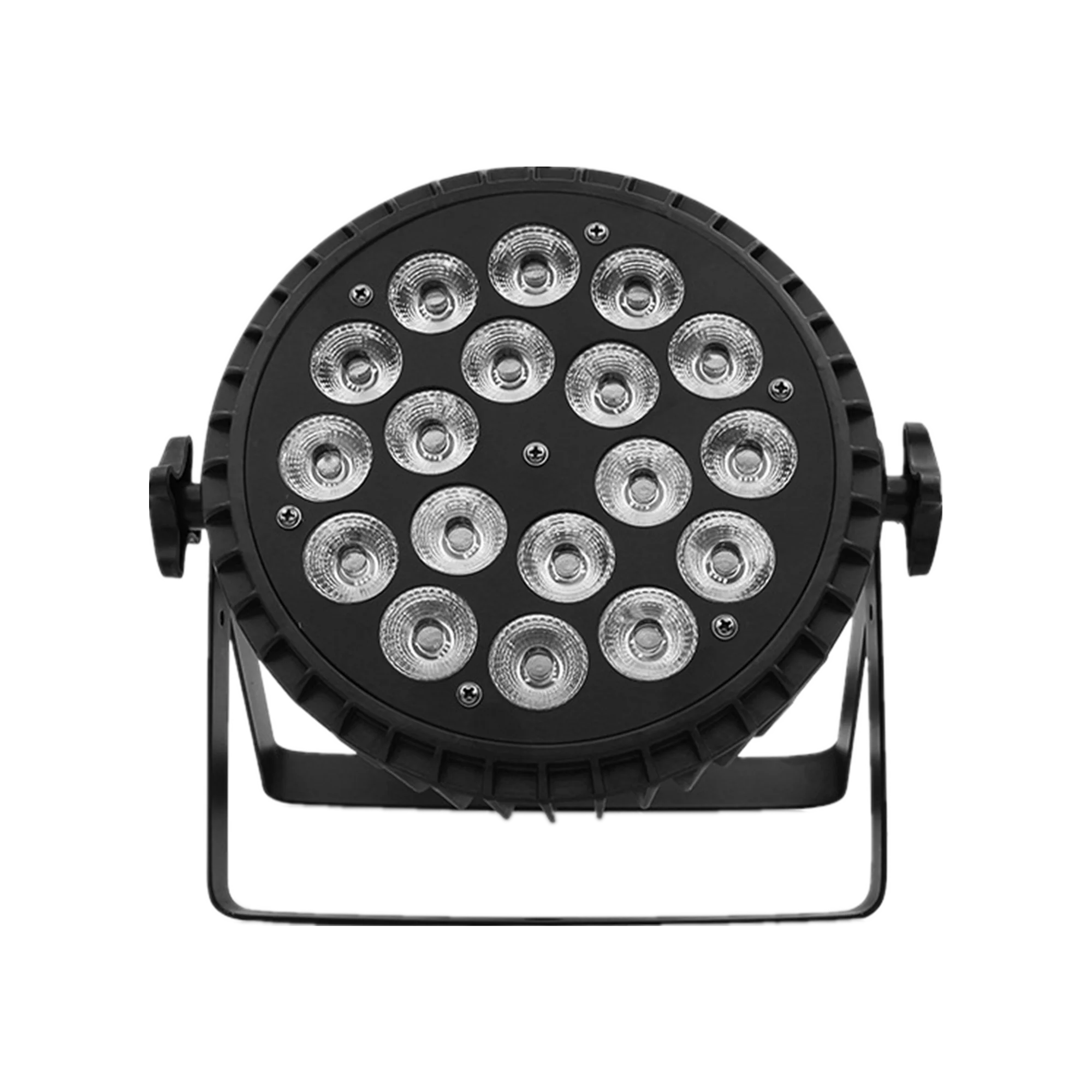 Par light 18X18W high quality aluminum par light DMX atmosphere light stage light disco music party etc.
Par light 18X18W high quality aluminum par light DMX atmosphere light stage light disco music party etc.
