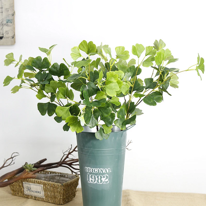 1pc simulation ginkgo leaves artificial flower plant for Home indoor decoration Table Ornament
1pc simulation ginkgo leaves artificial flower plant for Home indoor decoration Table Ornament