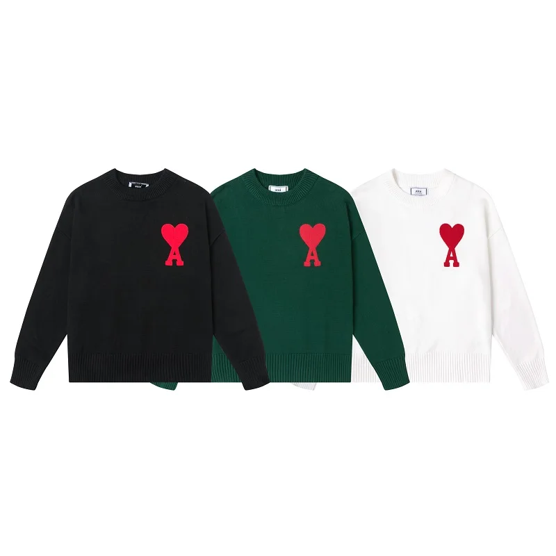 Casual Sweaters Men Women Love Ami Sweater Pullover Round Collar Mens Thickening Winter Man Clothing Hoody Embroidery 
Casual Sweaters Men Women Love Ami Sweater Pullover Round Collar Mens Thickening Winter Man Clothing Hoody Embroidery